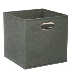 Caixa de arrumação verde caqui