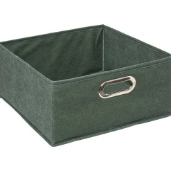 Caixa de arrumação verde caqui