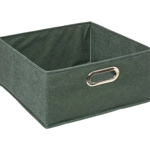 Caixa de arrumação verde caqui