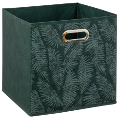 Caixa De Arrumação Verde Herbier 31x31cm