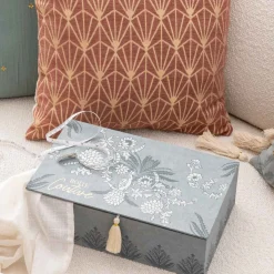 Caixa de costura WILD ROMANCE azul