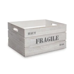 Caixa de madeira FRAGILE 31x21x16cm