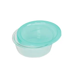 Caixa de vidro redonda com tampa 92cl