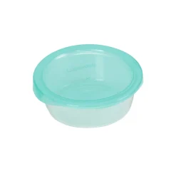 Caixa de vidro redonda com tampa 92cl