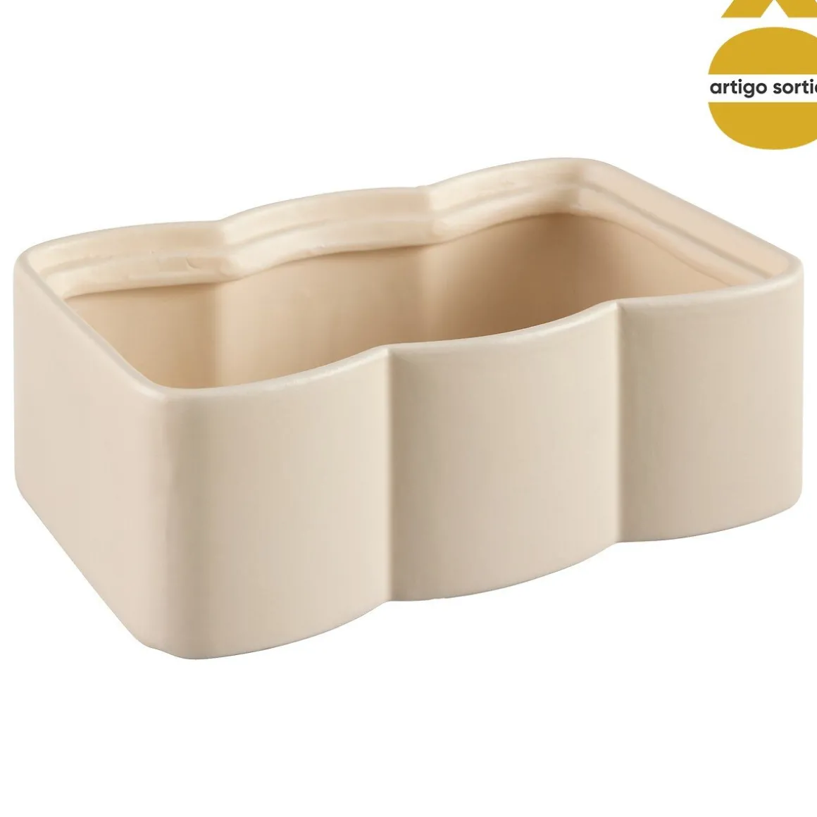 Caixa decorativa BLI em cerâmica