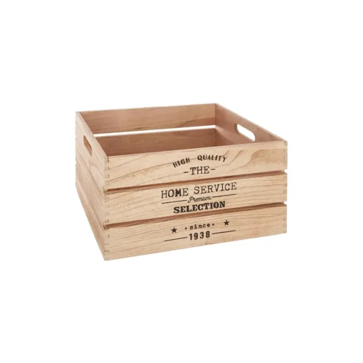 Caixa em madeira FACTORY natural 25x15x12cm