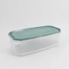 Caixa grande retangular azul stone com rede