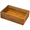Caixa organizadora em bambu 15x23cm