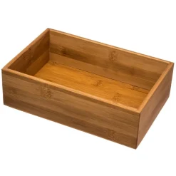 Caixa organizadora em bambu 15x23cm