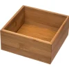 Caixa organizadora em bambu 7x15x15cm