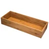 Caixa organizadora natural em bambu 15x38cm