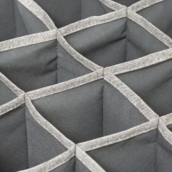 Caixa organizadora ORGA cinza para gaveta