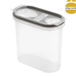 Caixa oval com 2 aberturas 2l