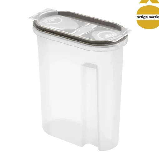 Caixa oval com 2 aberturas 2,5l