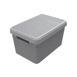 Caixa para arrumação com tampa MODE 17l