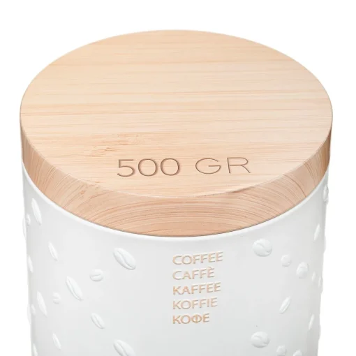 Caixa para café em metal 500g