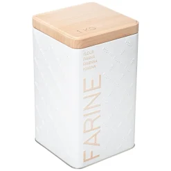 Caixa para farinha em metal 1kg