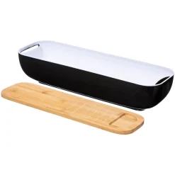 Caixa para pão com tábua e faca