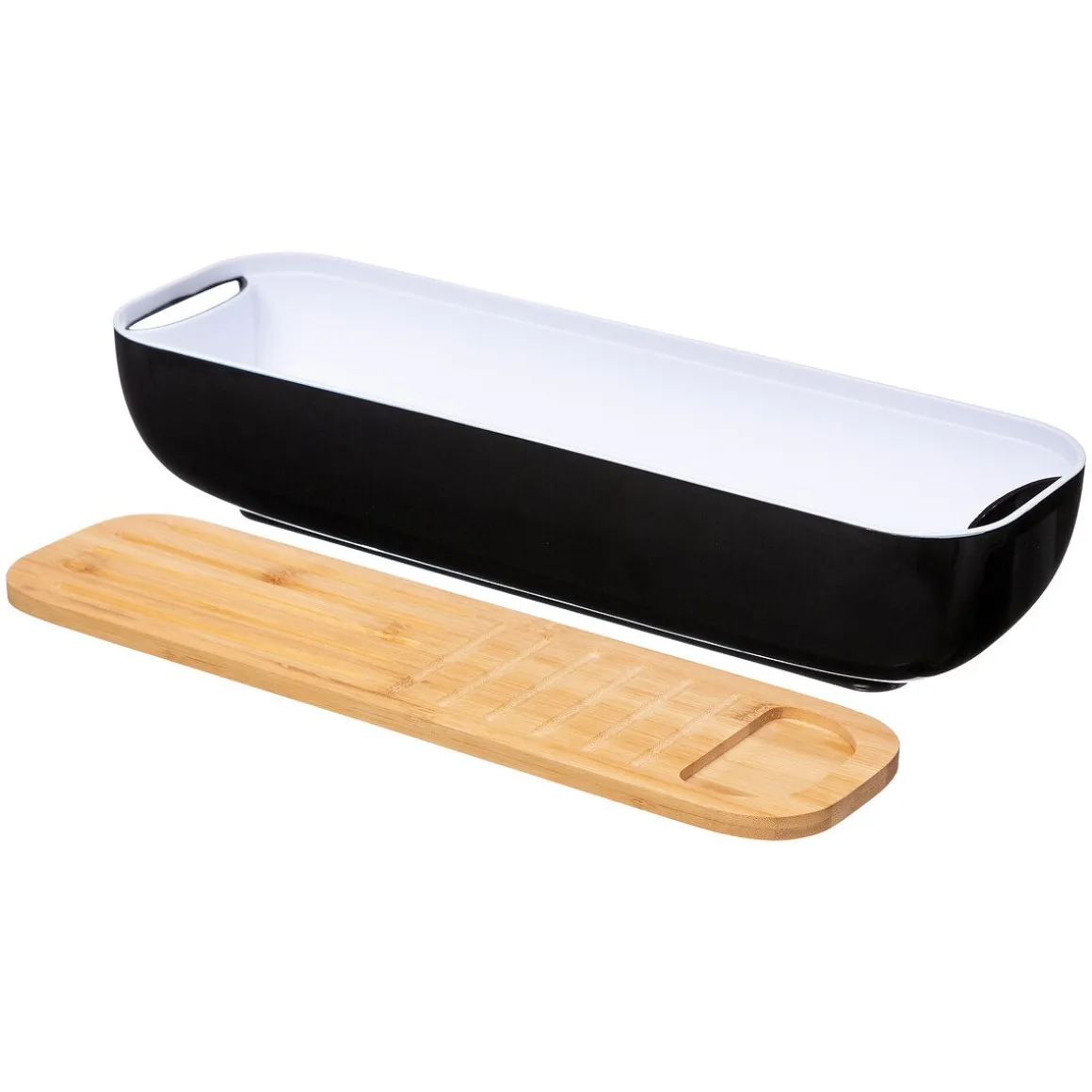 Caixa para pão com tábua e faca