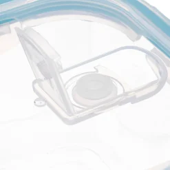 Caixa quadrada de vidro com tampa 0,53l