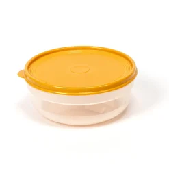 Caixa redonda com tampa amarela 1,3l