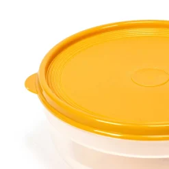 Caixa redonda com tampa amarela 1,3l