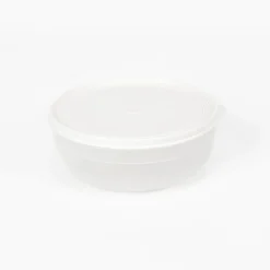 Caixa redonda com tampa branca 2,8l