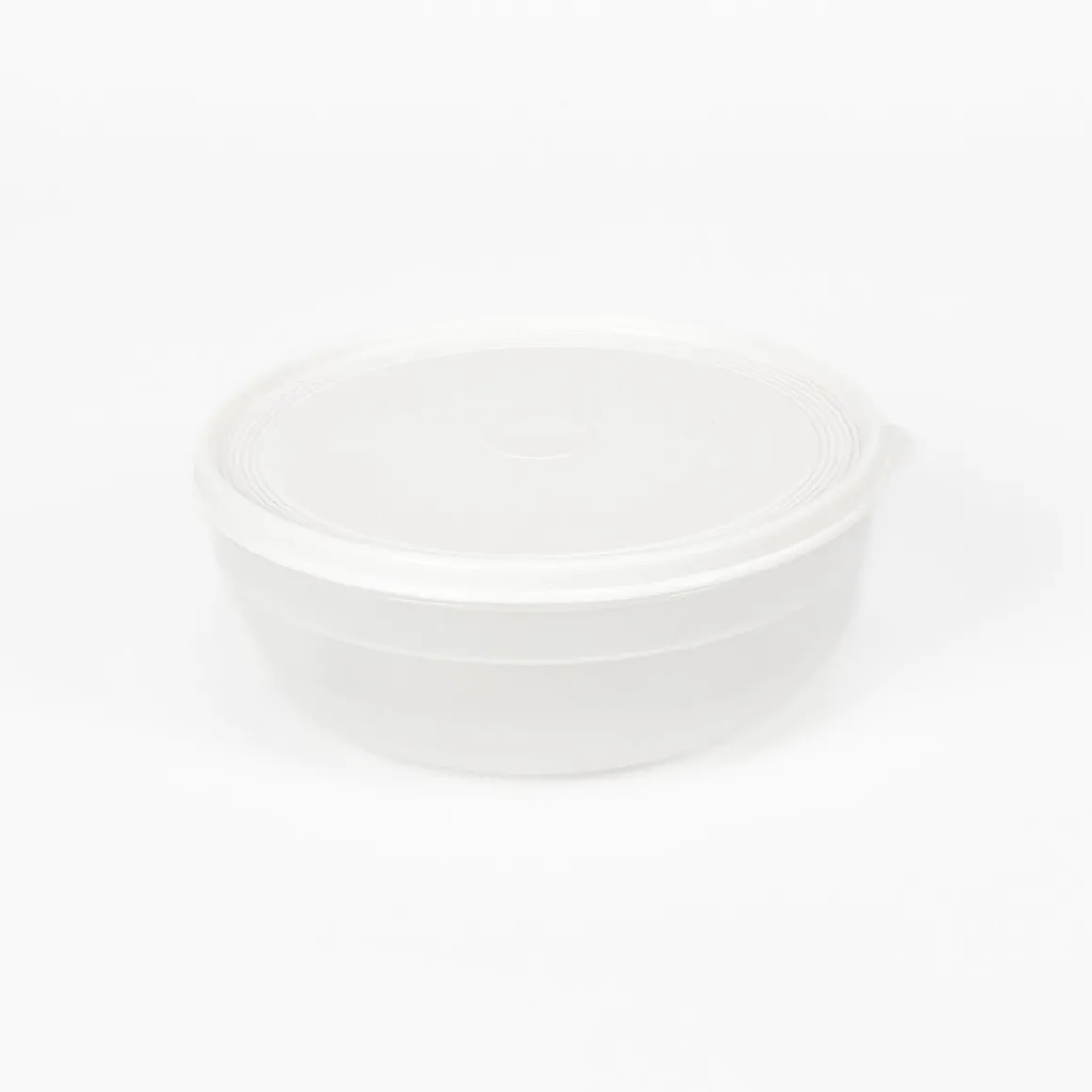 Caixa redonda com tampa branca 2,8l