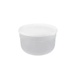 Caixa redonda com tampa branca 1,4l