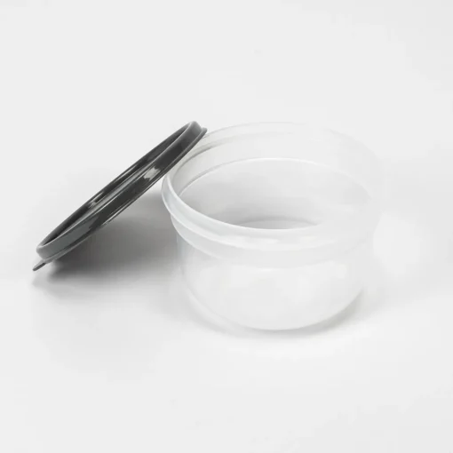 Caixa redonda com tampa cinza 1,4l