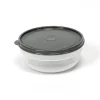 Caixa redonda com tampa cinza 1,3l