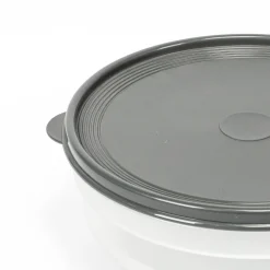 Caixa redonda com tampa cinza 2,8l
