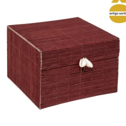 Caixa tropiques em bambu 12x19x17cm