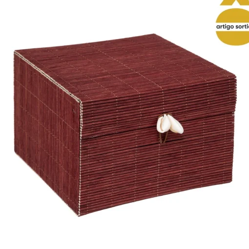 Caixa tropiques em bambu 12x19x17cm