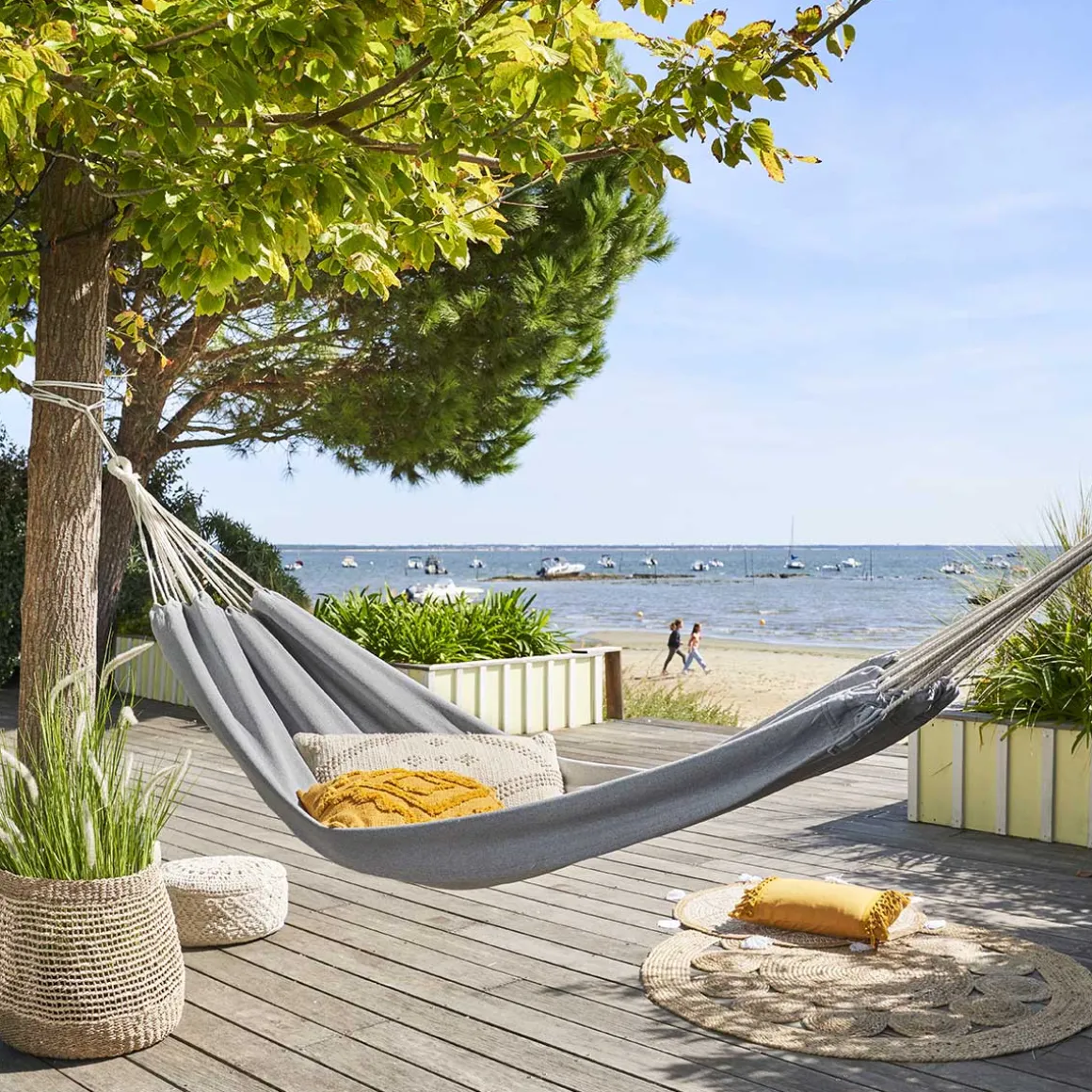 Cama de rede YAQUI pérola sem estrutura 150x307cm