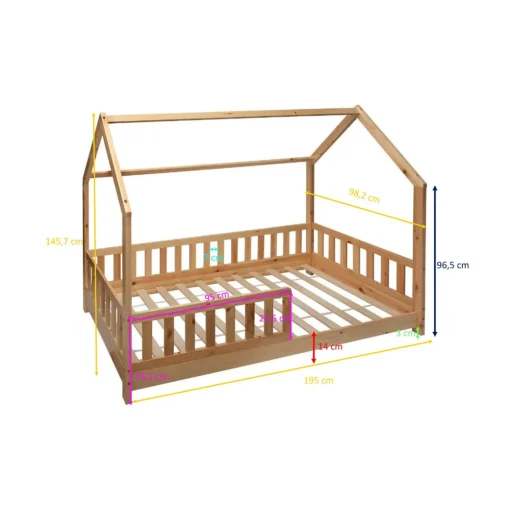 Cama MONTESSORI natural