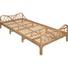 Cama MONTESSORI de rattan