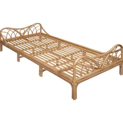 Cama MONTESSORI de rattan