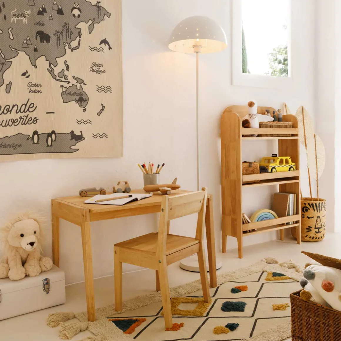 Candeeiro de chão CHAMPI branco 150cm