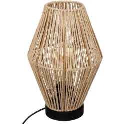 Candeeiro de mesa AISSA com corda bege