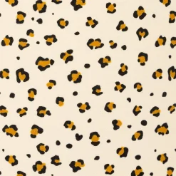 Candeeiro de mesa com padrão leopardo bege e verde