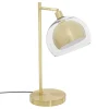 Candeeiro de mesa DOLCE RIVIERA em metal dourado e vidro