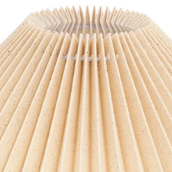 Candeeiro De Mesa Em Cerâmica Branco Talya 30cm