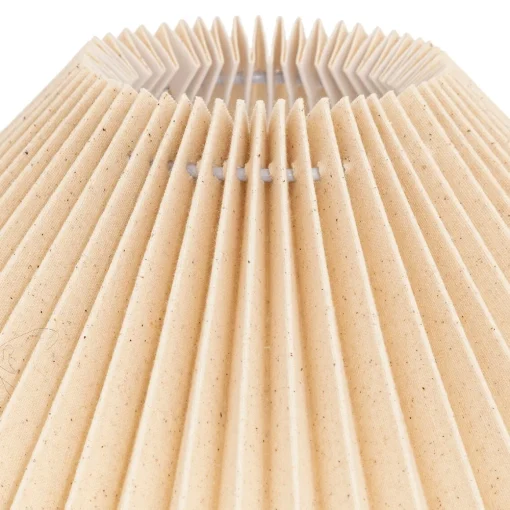 Candeeiro De Mesa Em Cerâmica Branco Talya 30cm
