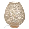 Candeeiro de mesa ETEL bege 35,5cm