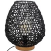 Candeeiro de mesa ETEL preto 35,5cm