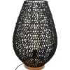 Candeeiro de mesa ETEL preto 55cm