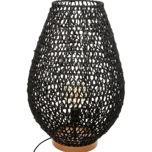 Candeeiro de mesa ETEL preto 55cm