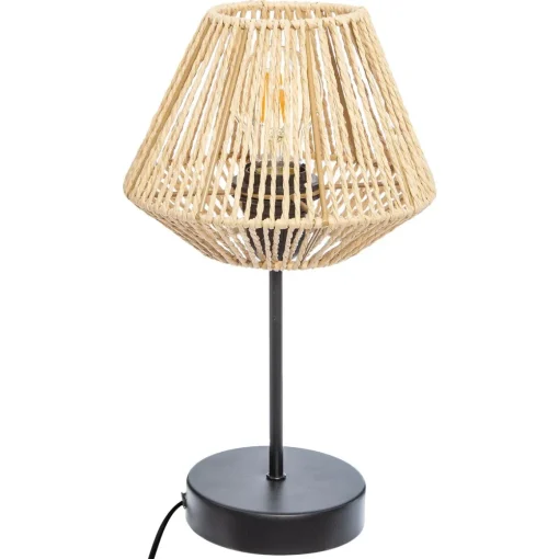 Candeeiro de mesa JILY natural ETNIC em corda