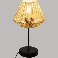 Candeeiro de mesa JILY natural ETNIC em corda